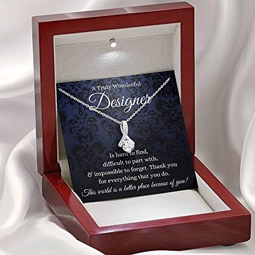 Nakit za karticu poruke, ručno rađena ogrlica - personalizirani poklon Petit Ripbon, dizajnerski poklon