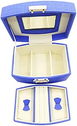 N / dvoslojna kutija za nakit sa bravom zakrivljeni ukras za nakit kozmetička kutija za odlaganje (boja