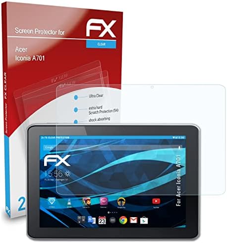 Atfolix film za zaštitu ekrana kompatibilan sa Acer Iconia A701 zaštitom ekrana, Ultra-Clear FX zaštitnom folijom
