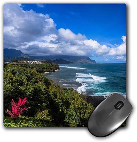 Sjeverna obala havajskog ostrva Kauai u blizini Princevillea. - Podloga za miš, 8 x 9,5 inča