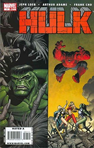 Hulk 7 VF; Marvel comic book / crveni Hulk Art Adams