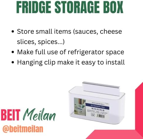 BEITMeilan-SET 2-Organizator frižidera - posuda za sir za frižider - posuda za odlaganje slanine za frižider