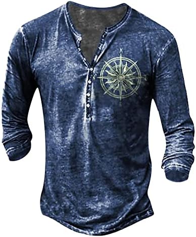2023 Nova muška ljetna modna casual pričvrsna 3D digitalni ispis majica dugih rukava Top Muška majica