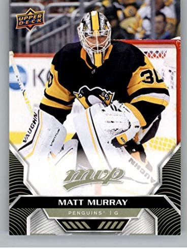 2020-21 Gornja paluba MVP 15 Matt Murray Pittsburgh Penguins NHL hokejaška karta Nm-MT