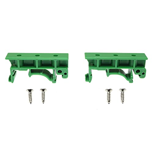 RLECS 5 pari C45 PCB DIN šinske adaptere za montažu zelenog kruga nosač nosača nosača 35 mm