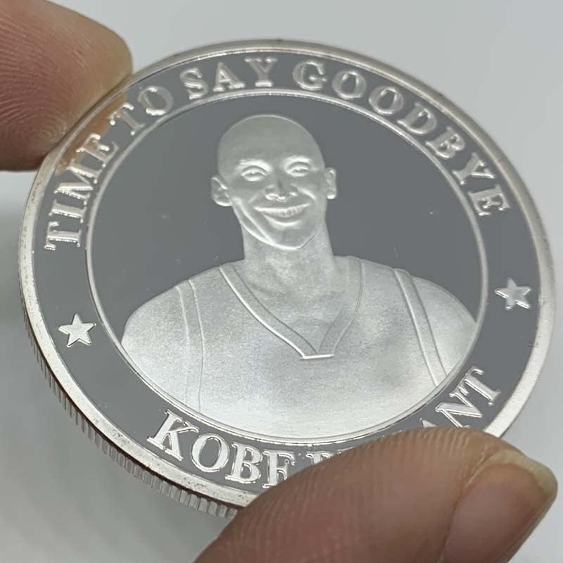 Američki košarkaš KOBE Srebrni prigodni kovanica NBA kovanica Zubna bajka Legendarna zvijezda medalja