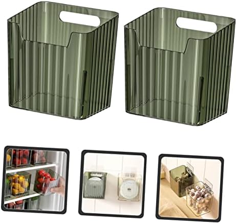 Luxshiny 2kom zeleno domaćinstvo za vrata hladnjača organizatori jaja Clear frižider Fruit Keeper kontejner