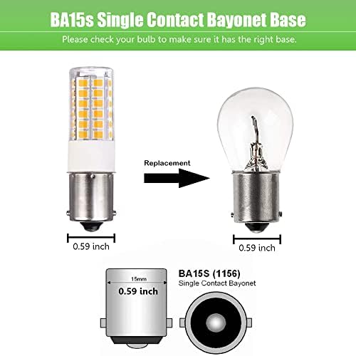 Makergroup BA15s jedan kontakt bajonet LED 12V S8 1141 1156 LED sijalica 3w 6000K za vanjsku pejzažnu rasvjetu