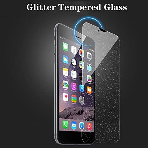 WIRIXSYD 2pcs glitter odijelo za zaštitu ekrana za iPhone 14 Plus / iPhone 13 Pro max, Diamond Bling Shiny
