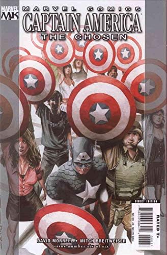 Kapetan Amerika: izabrani 6A VF / NM ; Marvel comic book