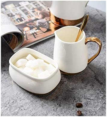 BUCROS Classic Creamer Set za kafu i čaj Set za šećer i mlijeko Keramika posuda za mlijeko Jug krema za