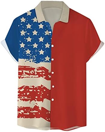2023 Nova muška dnevna zastava za zastavu 3D digitalni tisak rever gumb T majica majica kratka rukava majica