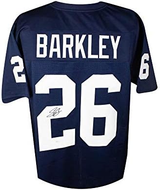 Saquon Barkley intografijeni fudbalski dres Penn State Plave - JSA COA