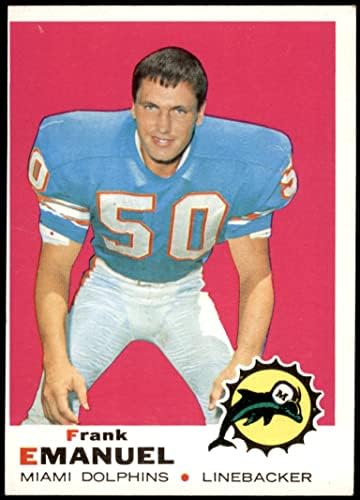 1969 FAPPS 223 Frank Emanuel Miami Delphins VG Dolphins Tennessee