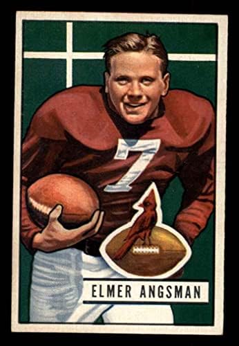 1951 Bowman 97 Elmer Angman Chicago Cardinals-FB Ex / MT Cardinals-FB Notre Dame