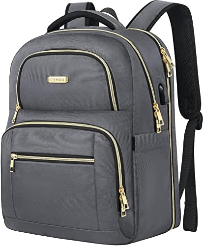 Putni ruksak za Laptop, poslovni ruksak za prijenosnike protiv krađe TSA Friendly s USB priključkom za punjenje,izdržljiva