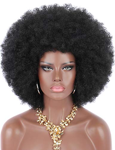 Kalyss 16 ženske kratke Afro Kinky kovrčave kose crne perike za crne žene velike Poskočne i meke prirodne
