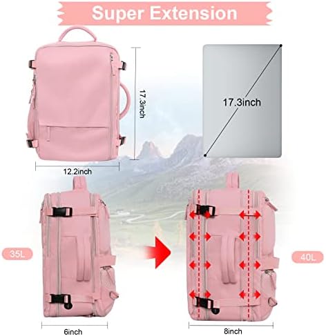 Extra Veliki putnički ruksak kao osobni predmet odobren, 40l nošenje ruksaka, 17 inčni ruksak za laptop,