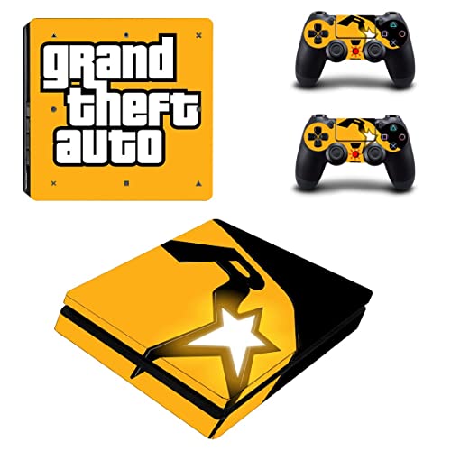 Za PS5 digitalni - Igra Grand GTA Theft i auto PS4 ili PS5 naljepnica za kožu za reprodukciju 4 ili 5 konzola i kontrolera naljepnica Vinil Duc-5799