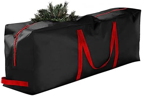 Cokino božićno drvo skladište sa izdržljivim ojačanim ručkama & Dual Zipper Umjetna rastavljena stabla suza