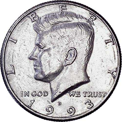 1993 D Kennedy pola dolara 50c veoma dobro