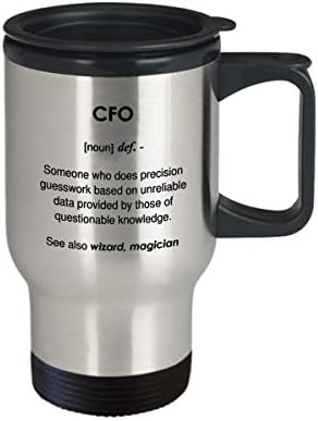 Funny CFO definicija šalica za kafu - 14oz putna krigla