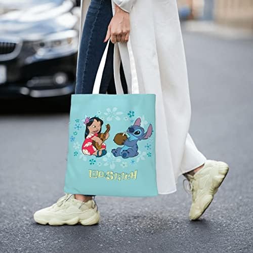TAWVNUH slatka crtana torba za žene Anime dizajn kozmetička torba platnena torba za šminkanje Shopping torba