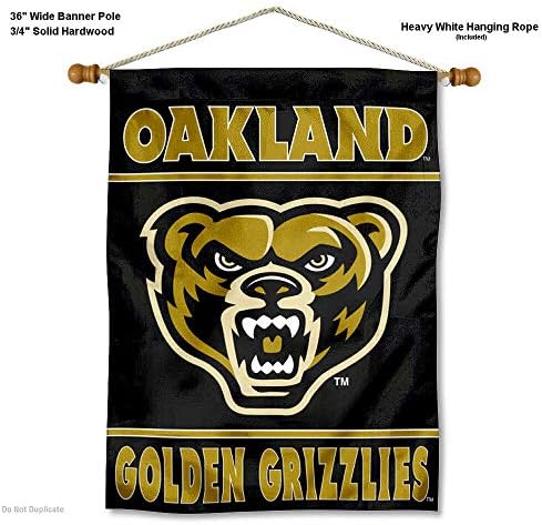 Oakland Ou Grizzlies Zastava za prodaju i set za baner za drvo