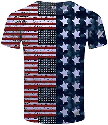 Veliki ovratnik košulja muškarci muške majice Dan nezavisnosti okrugli vrat dnevni klasični gornji Dugi rukav muška košulja
