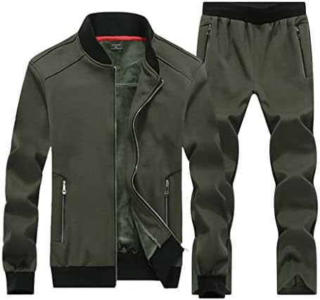 MGWYE Sport Suit Men TrackSit Jesen Zima Nova jakna s dugim rukavima Elastična struka hlače Dvodijelni set