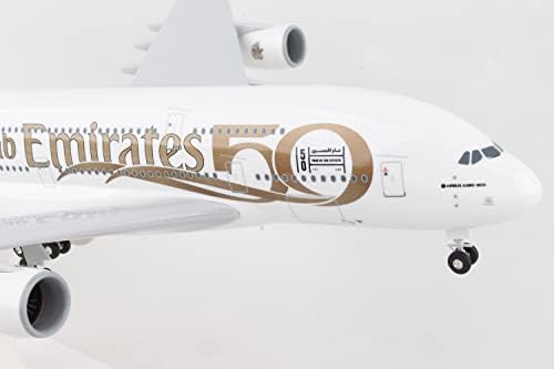 Daron SkyMarks Emirates A380 1/200 w / Gear 50th Anniversary SKR1034