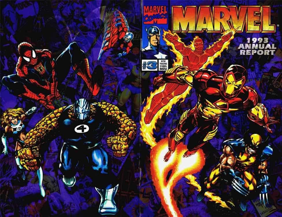 Marvel Godišnji izvještaj 1993 VF / NM; Marvel comic book