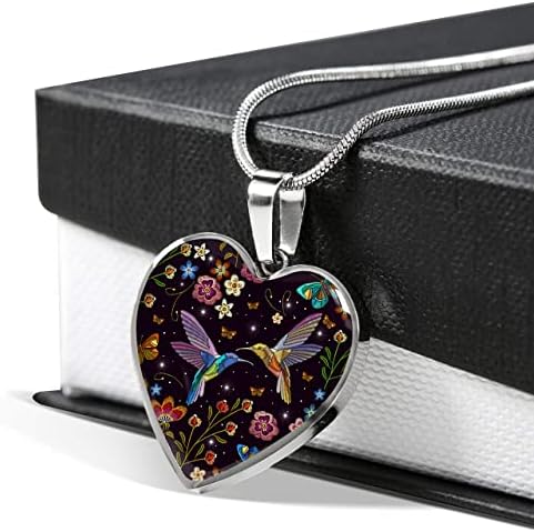 Nakit za poruke, ručno rađena ogrlica - ručno rađena ogrlica sa lancem-hummingbird-om Ljubav Privjesak luksuznih