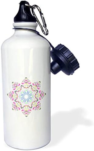 3Droza geometrijski izolirani cvjetni ukras za ornament Star Symbol - boce za vodu