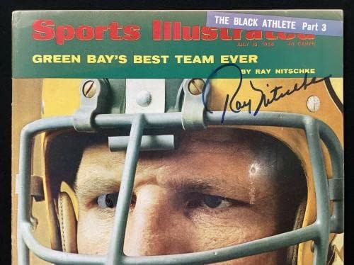 Ray Nitschke potpisan Sports Illustrated 7 / 15 / 68 bez etiketa GB pakeri HOF Auto JSA - AUTOGRAMED NFL