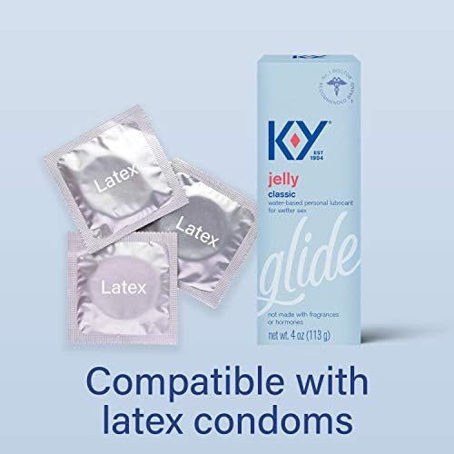K-Y Jelly Lube, lična maziva, formula na bazi vode, sef za upotrebu sa kondomima za lateks, za muškarce,