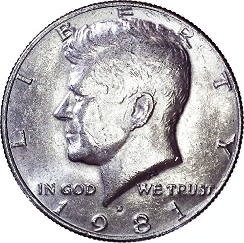 1981 D Kennedy pola dolara 50c veoma dobro
