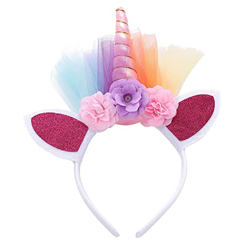 DRESBE LED trake za glavu svjetleći cvijet traka za glavu slatka Festival Hair Hoop Party Hair Accessories