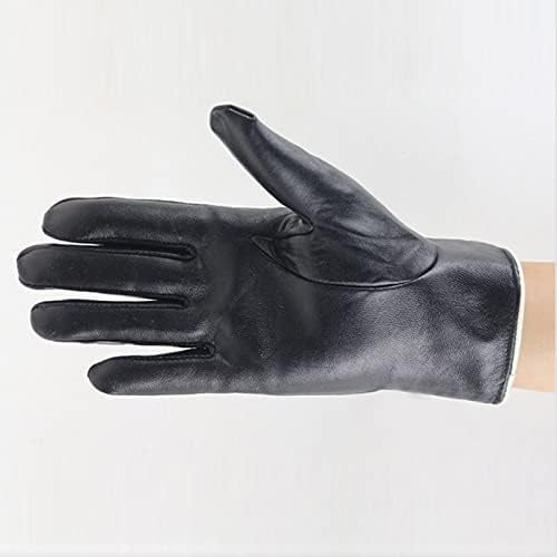 Qvkarw topli zimski ekran Velvet radi na jesenskim rukavicama ženske rukavice kožne rukavice rukavice mittens