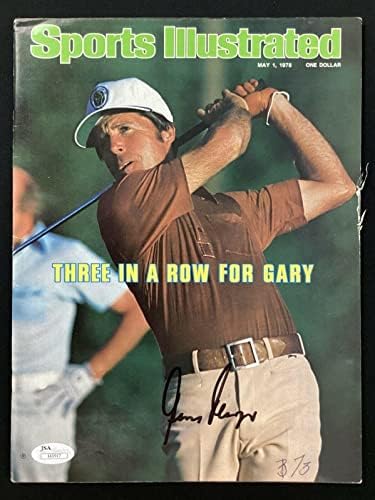 Gary Player potpisan Sports Illustrated 5 / 1 / 78 bez oznake Golf HOF PGA Masters JSA-Autographed Golf