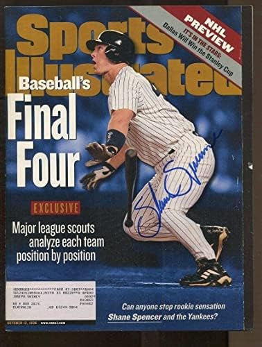 Shane Spencer potpisao 1998 Sports Illustrated 10/12 sa autogramom Yankees 84167-MLB magazini sa autogramom