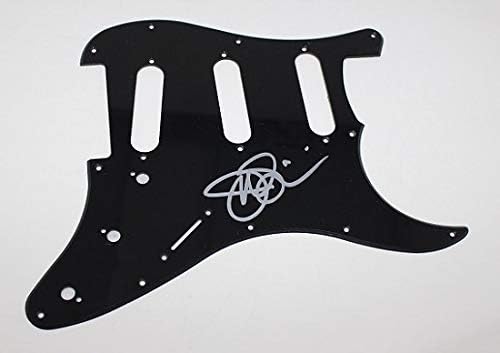 Joe Satriani Shapeshifting Potpisan Autogramom Ebanovina Fender Strat Gitara Pickguard Loa