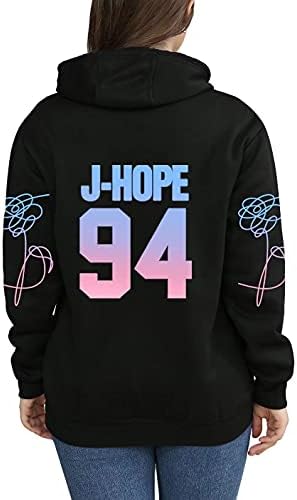 Kpop hoodie voli sebe dukseve suga jimin jungkook v rap j-nada džemper džemper