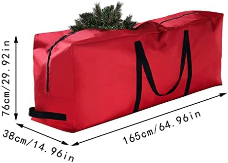 kutija za skladištenje božićnih jelki, za uklapanje do visokih prazničnih vještačkih rastavljenih stabala chritmas. dekoracija unutar jakih ručki i patentnih zatvarača za božićno skladište umjetna stabla