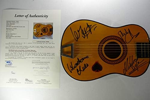 Potpisan Motorhead S Autogramom Mini Gitara W / Slika + Loa Jsa Y80182
