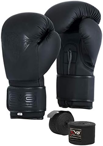 Evo boksačke rukavice s ručnim omotama za muškarce i žene sa kožnim progradom za Muay Thai Kick Boxing Sparing