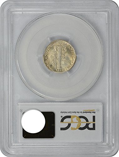 1923-P Merkur srebrni Dime, MS65FB, PCGS