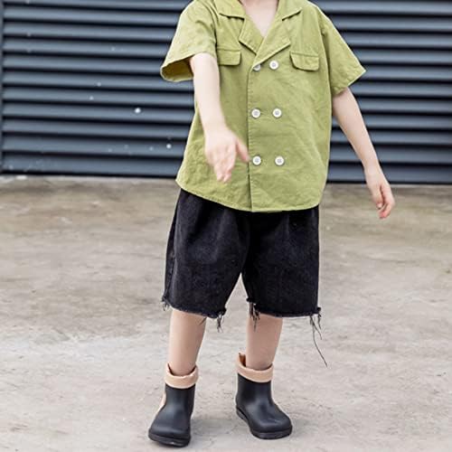 Qvkarw Kids Baby Crtane cipele Klasična djeca kiša PVC Gumene dječje cipele Vodootporne kiše Rain Boots