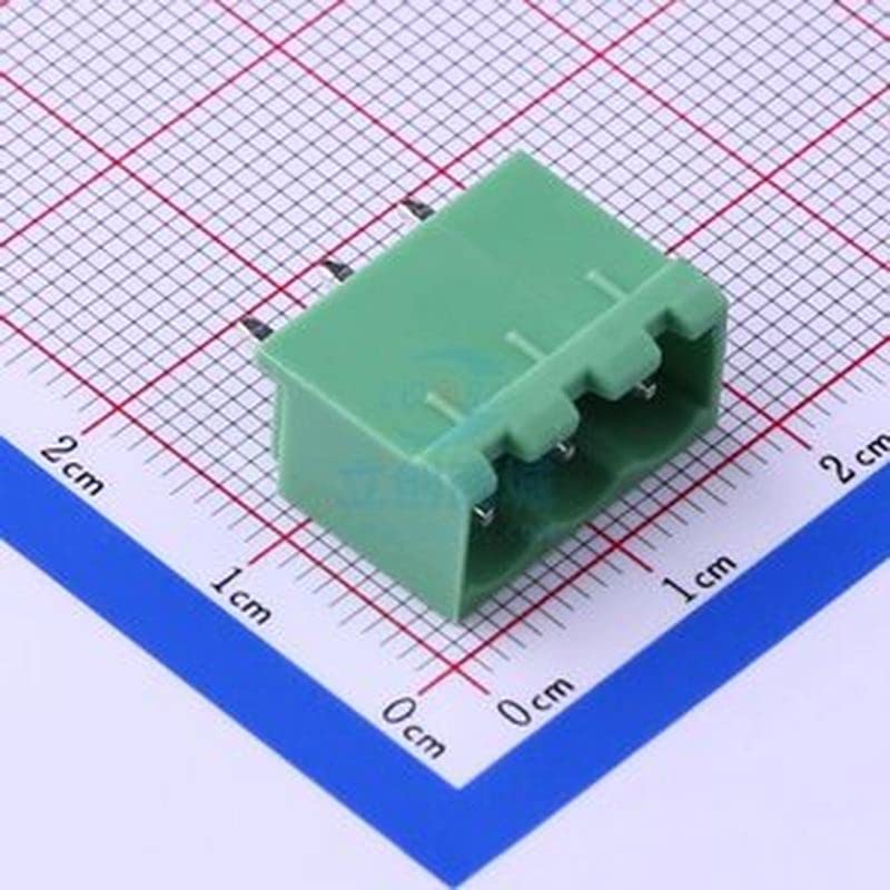 10 kom 5mm Broj redova: 1 broj pinova po redu: 3 ravna priključna terminala P=kraj ploče 5mm / utičnica
