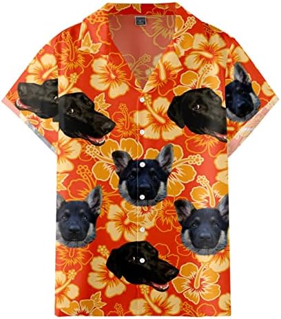 Xiloccer muški štampane havajske majice s kratkim rukavima dolje majice na plaži majice muškarci pakiraju